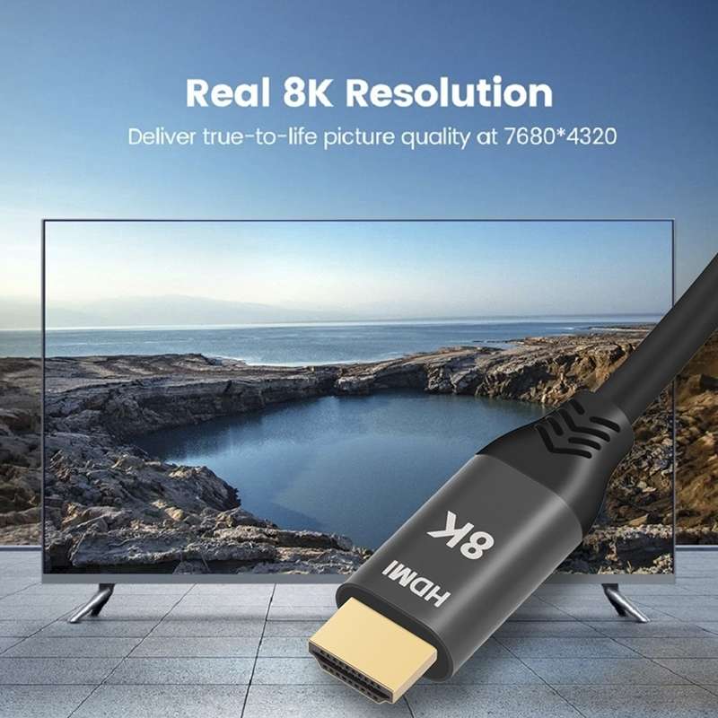 HDMI2.1 8K 120Hz High Dynamic HD Cable, Cable Length:1.5m