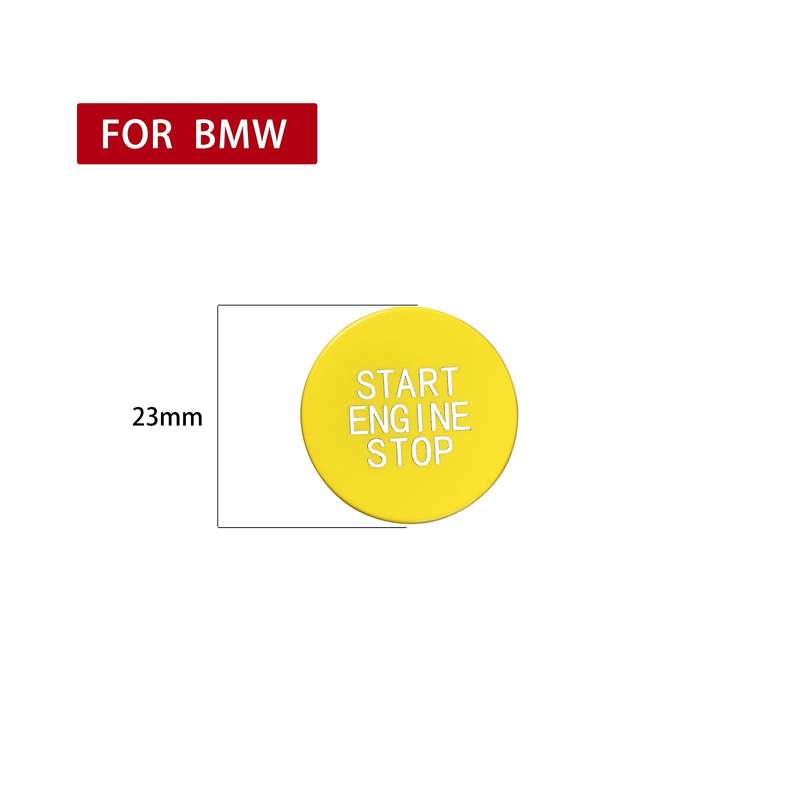 Car Carbon Fiber One-button Start Decorative Sticker for BMW 3 Series / G20 / G05 / G06 / G07 / G14