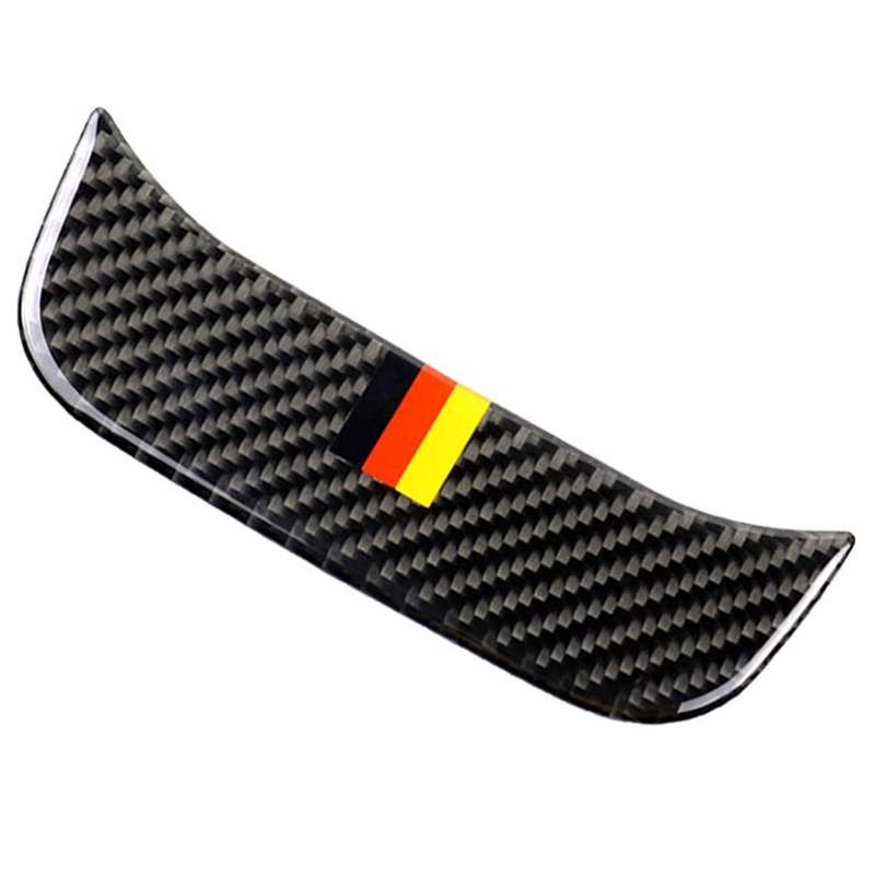 Car Carbon Fiber Rear Air Outlet Lower Decorative Sticker for Mercedes-Benz C Class W205 C180 C200 C