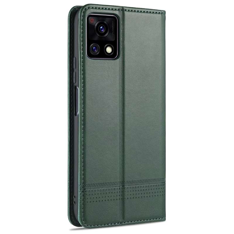 For vivo Y52s AZNS Magnetic Calf Texture Horizontal Flip Leather Case with Card Slots & Holder & Wal