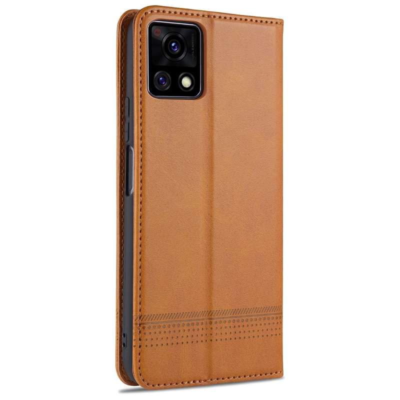 For vivo Y52s AZNS Magnetic Calf Texture Horizontal Flip Leather Case with Card Slots & Holder & Wal