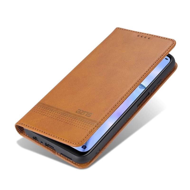 For vivo Y52s AZNS Magnetic Calf Texture Horizontal Flip Leather Case with Card Slots & Holder & Wal