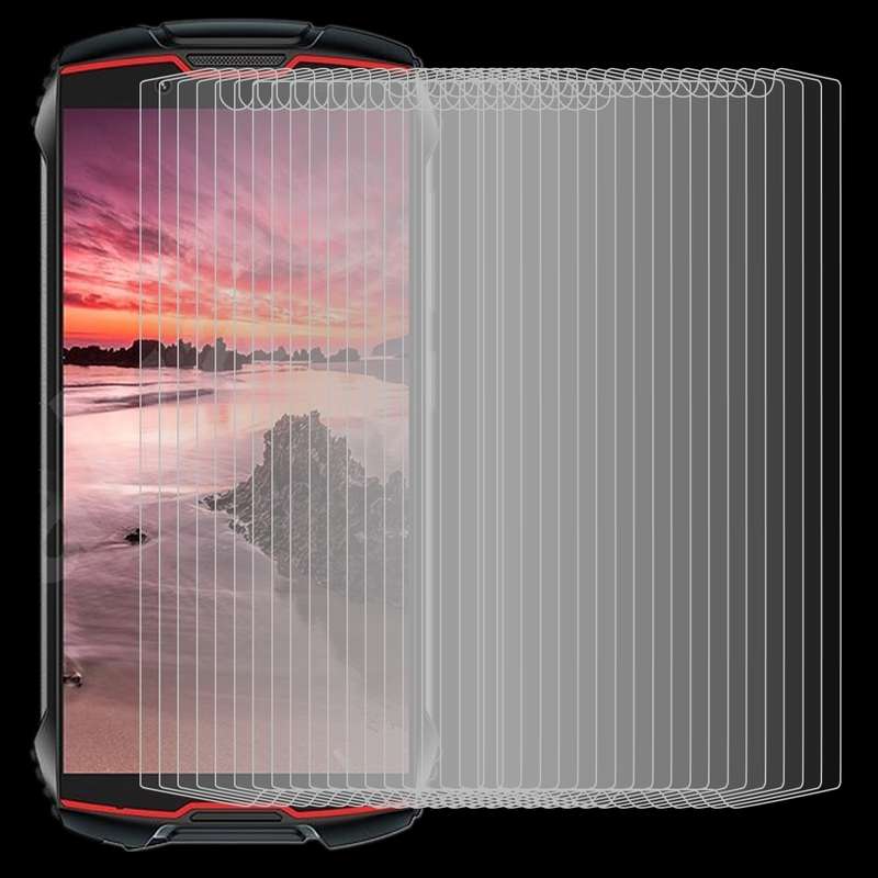 For Cubot KingKong Mini 50 PCS 0.26mm 9H Surface Hardness 2.5D Explosion-proof Tempered Glass Non-fu