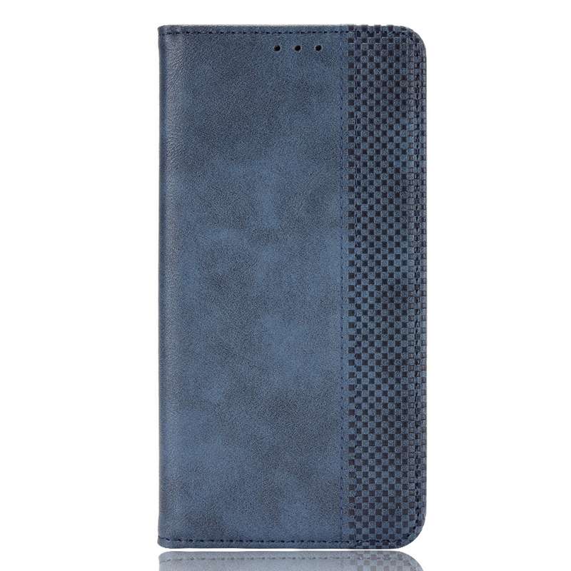 For ZTE Blade A7s 2020 Magnetic Buckle Retro Crazy Horse Texture Horizontal Flip Leather Case with H