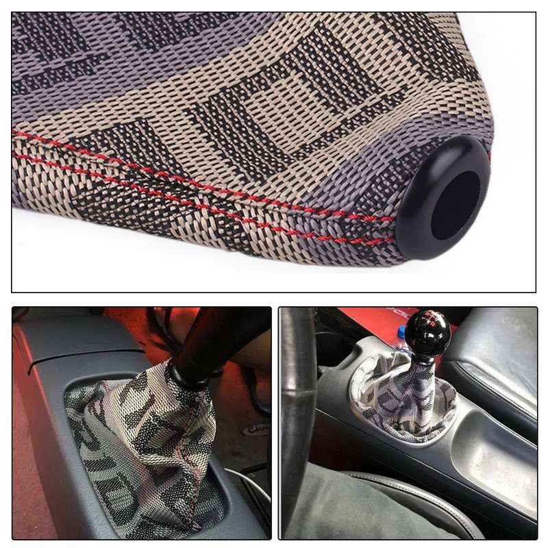 Car Universal Modification Shift Knob Dustproof Cover(Dark Grey)