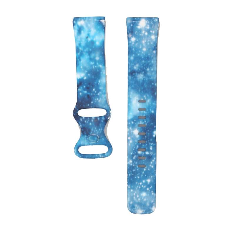 For Fitbit Versa 3 Printing Watch Band, Size: S (A)