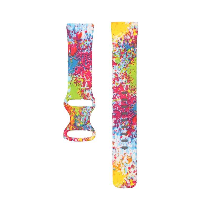 For Fitbit Versa 3 Printing Watch Band, Size: S (A)
