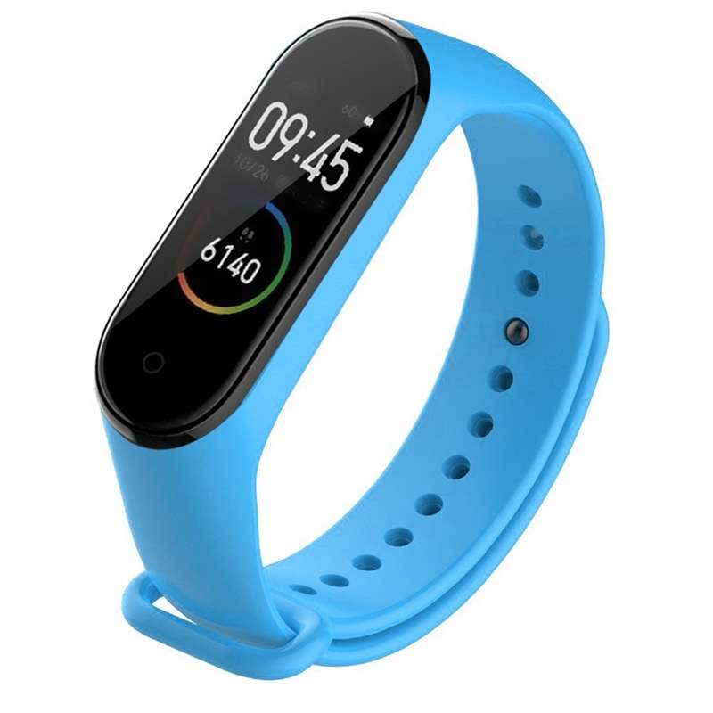 For Xiaomi Mi Band 6 (CA8856) Solid Color Silicone Watch Band(Black)