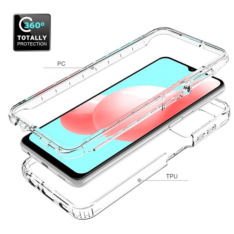 For Samsung Galaxy A32 4G Shockproof Highly Transparent PC+TPU Protective Case