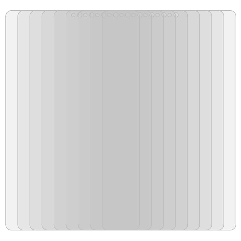 For Samsung Galaxy Tab A 10.5 T590 / T595 50 PCS Matte Paperfeel Screen Protector