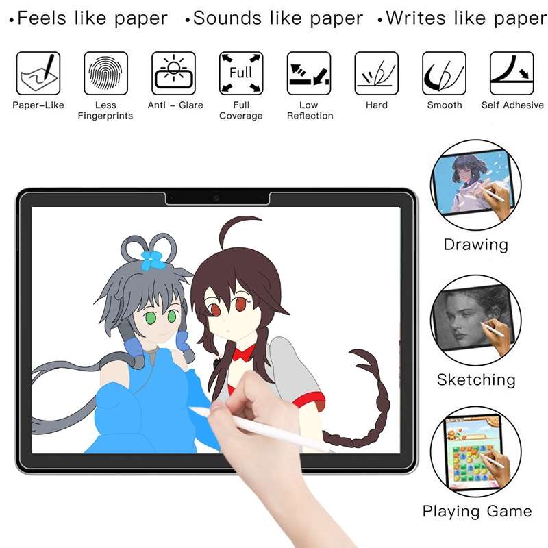 For Samsung Galaxy Tab A 10.5 T590 / T595 50 PCS Matte Paperfeel Screen Protector