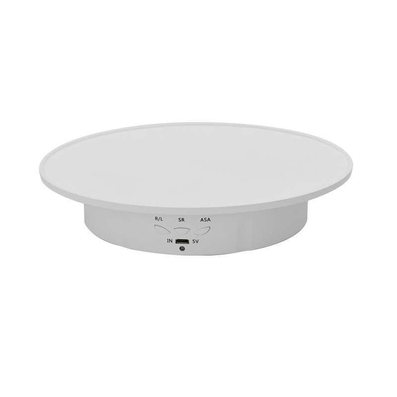20cm USB Electric Rotating Turntable Display Stand Video Shooting Props Turntable for Photography, L