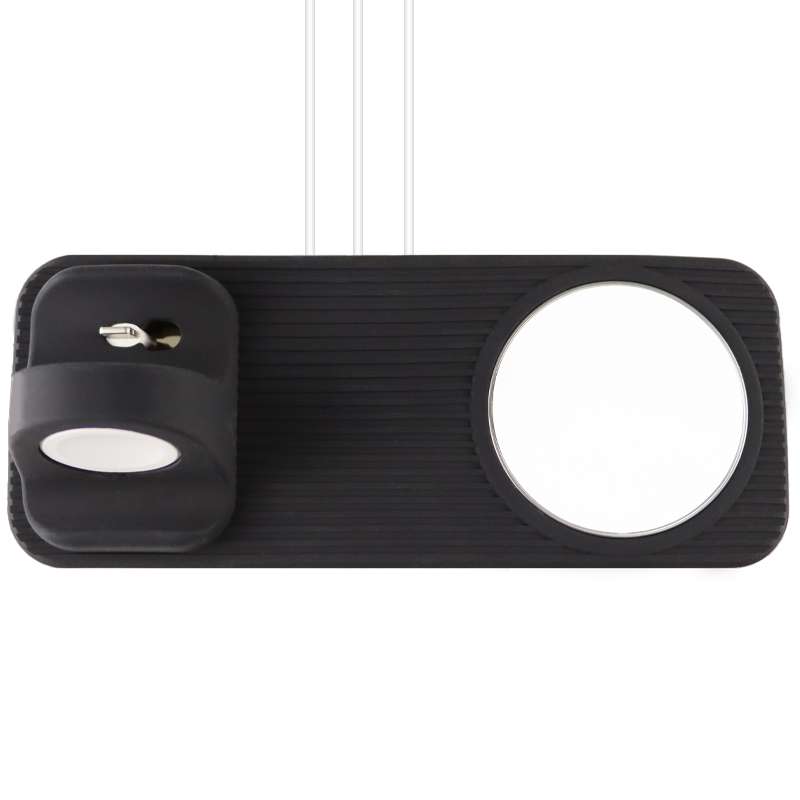 3 in 1 MagSafe Magnetic Wireless Charger Holder Base for iPhone & iWatch & AirPods(Black)