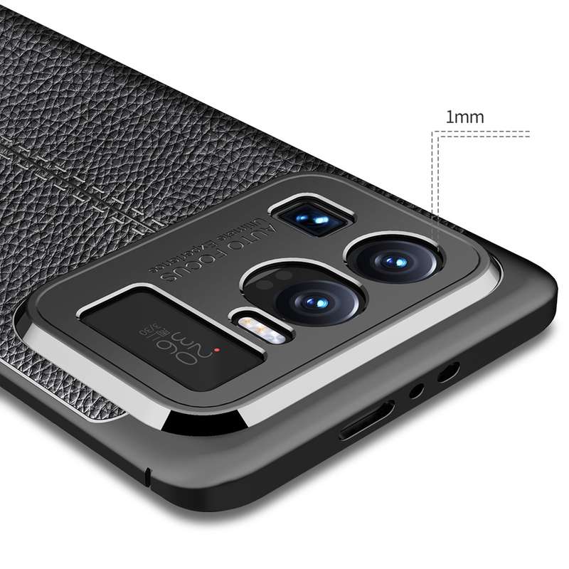 For Xiaomi Mi 11 Ultra Litchi Texture TPU Shockproof Case(Black)