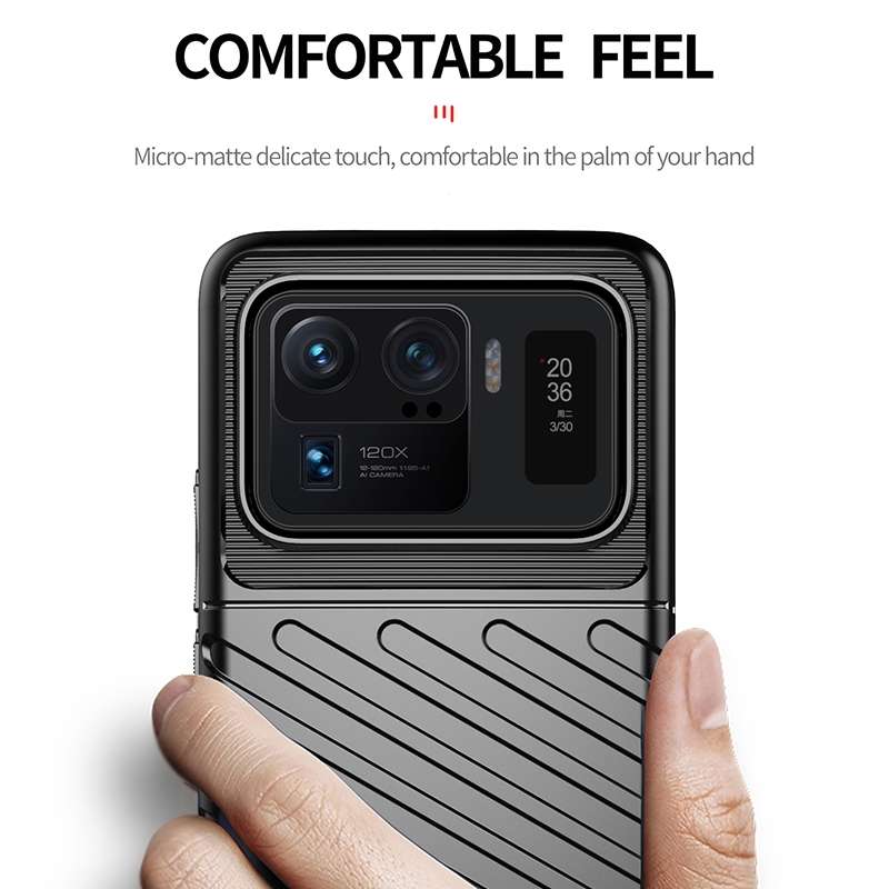 For Xiaomi Mi 11 Ultra Thunderbolt Shockproof TPU Protective Soft Case(Blue)