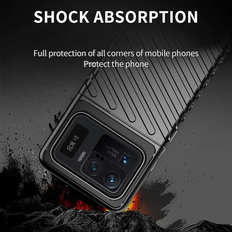 For Xiaomi Mi 11 Ultra Thunderbolt Shockproof TPU Protective Soft Case(Blue)