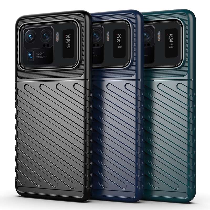 For Xiaomi Mi 11 Ultra Thunderbolt Shockproof TPU Protective Soft Case(Blue)