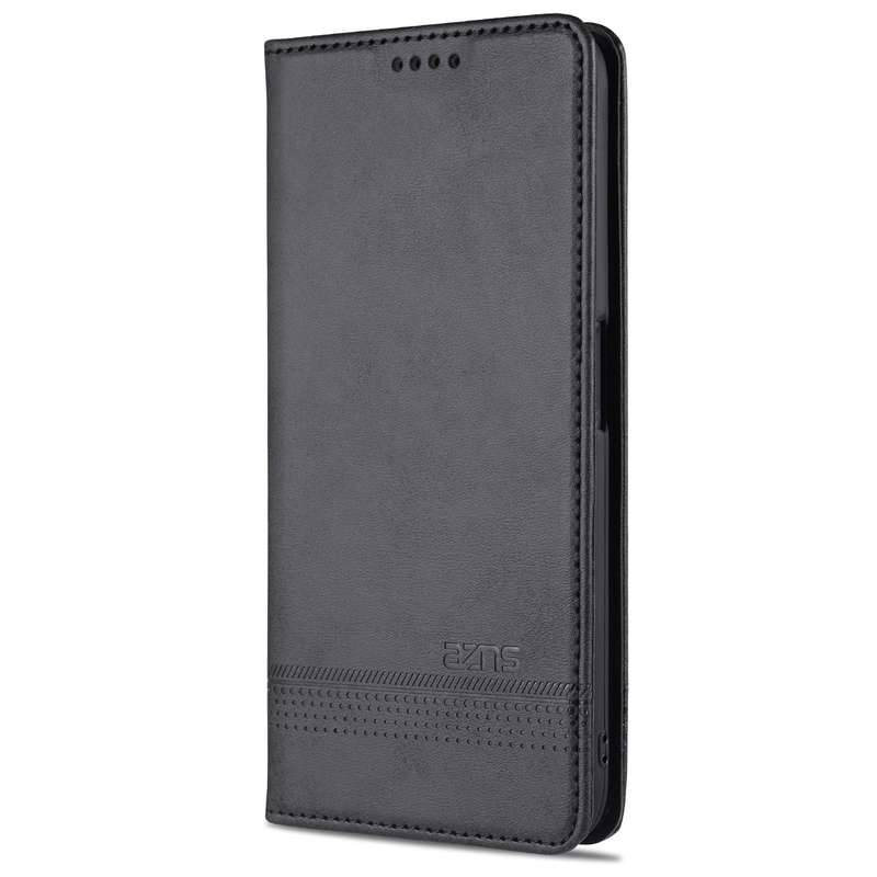 For OPPO A74 (5G) AZNS Magnetic Calf Texture Horizontal Flip Leather Case with Card Slots & Holder &