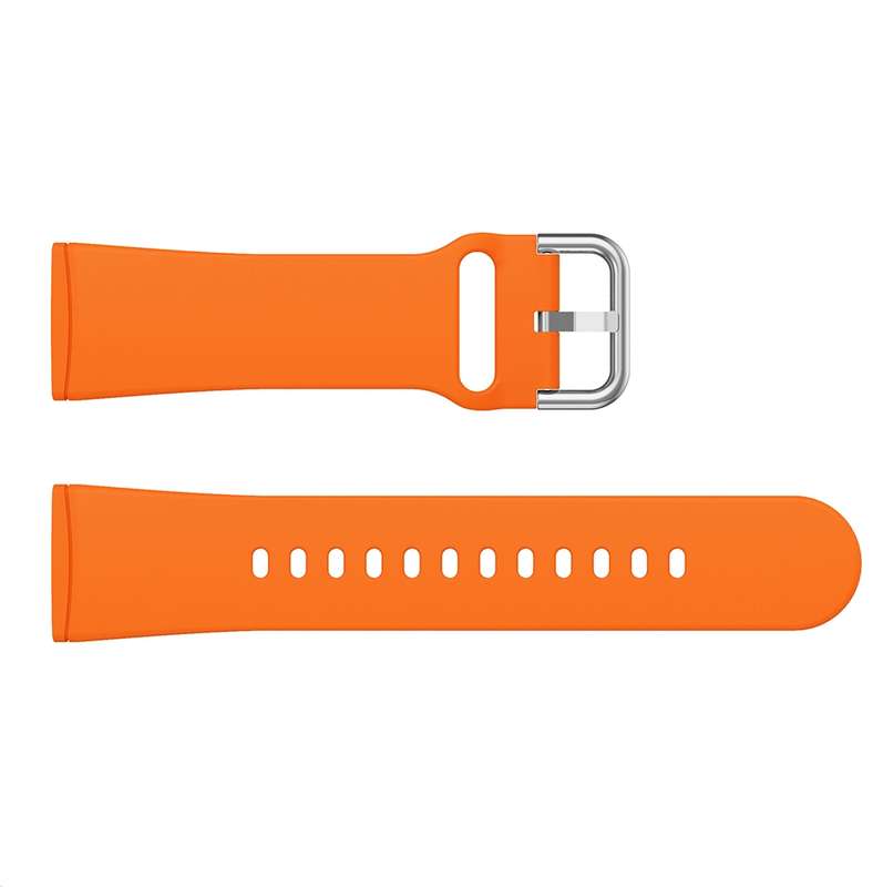 For Fitbit Versa 3 Silicone Watch Band(Orange)