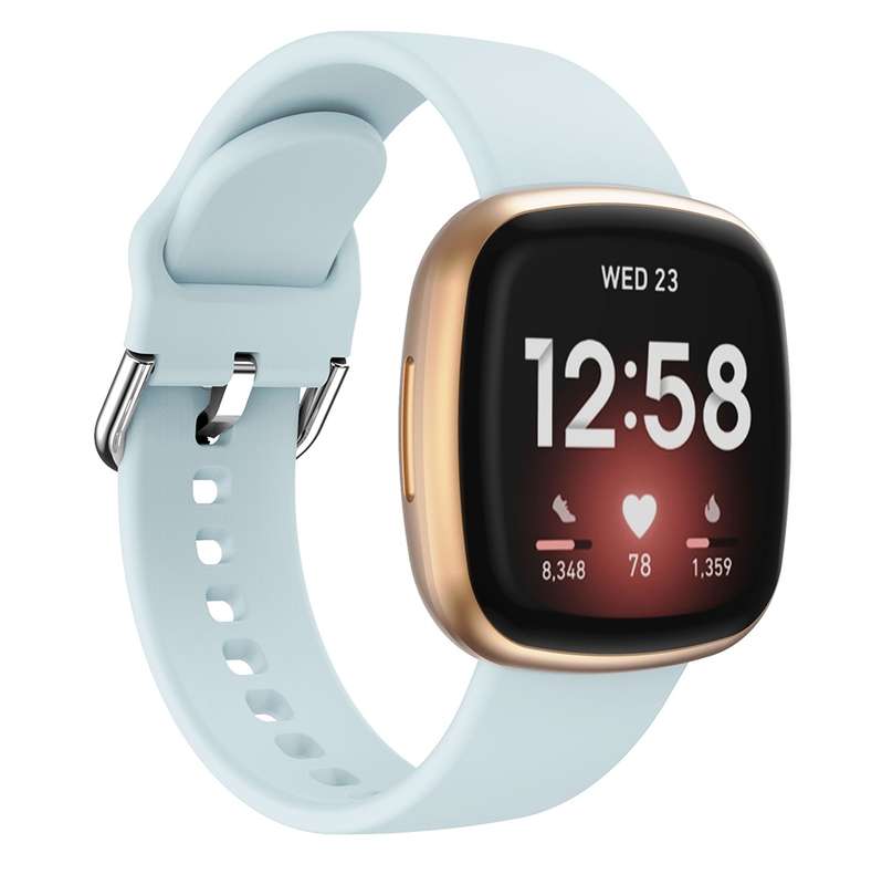 For Fitbit Versa 3 Silicone Watch Band(Orange)