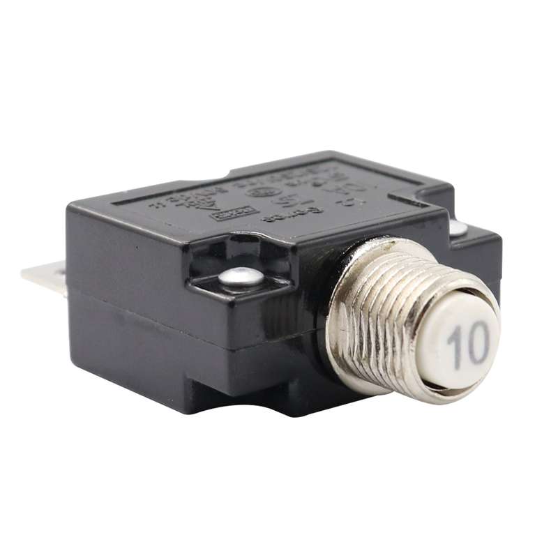 L2 Series 50V Car Overload Protector Manual Reset DC Circuit Breaker with Waterproof Cover, Current: