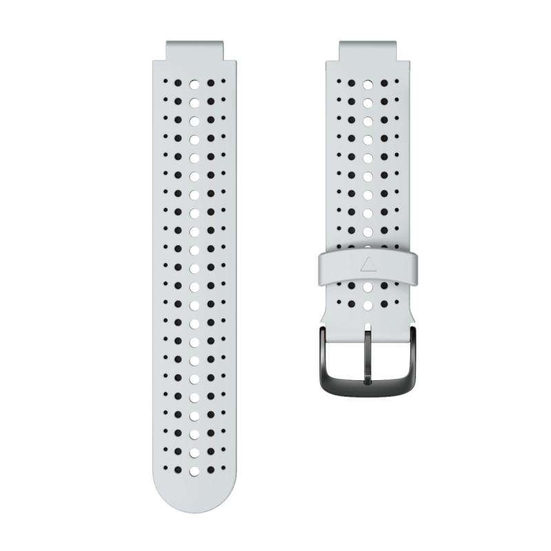 For Garmin Forerunner 220 Two-color Silicone Watch Band(Black Grey)