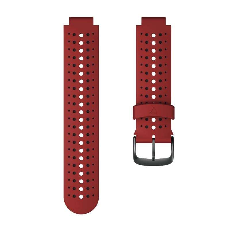 For Garmin Forerunner 220 Two-color Silicone Watch Band(Black Grey)
