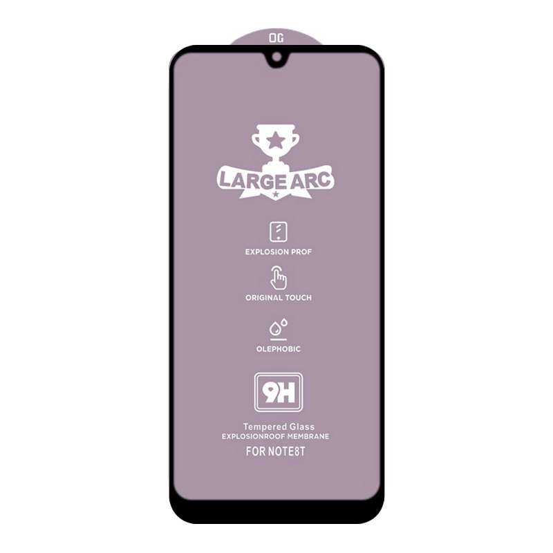 For Honor 8A 2020 25 PCS 9H HD Large Arc High Alumina Full Screen Tempered Glass Film