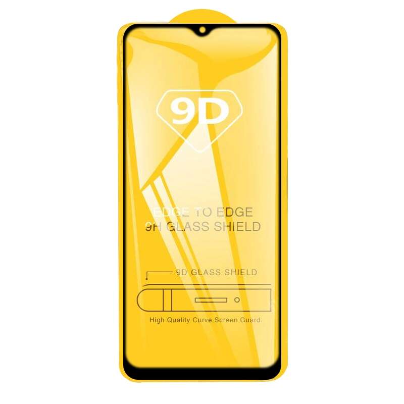 For vivo Y12s 9D Full Glue Full Screen Tempered Glass Film
