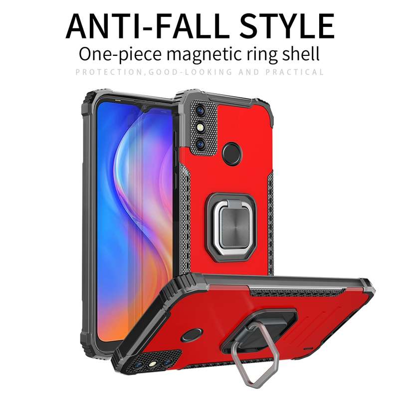 For Tecno Spark 6 Go Fierce Warrior Series Armor All-inclusive Shockproof Aluminum Alloy + TPU Prote