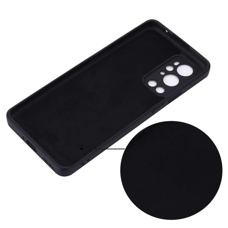 For OnePlus 9 Pro Solid Color Liquid Silicone Dropproof Full Coverage Protective Case(Red)