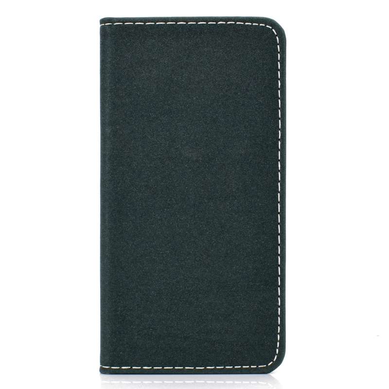 For Galaxy A30 Solid Color Magnetic Horizontal Flip Leather Case with Card Slot & Holder(Black)