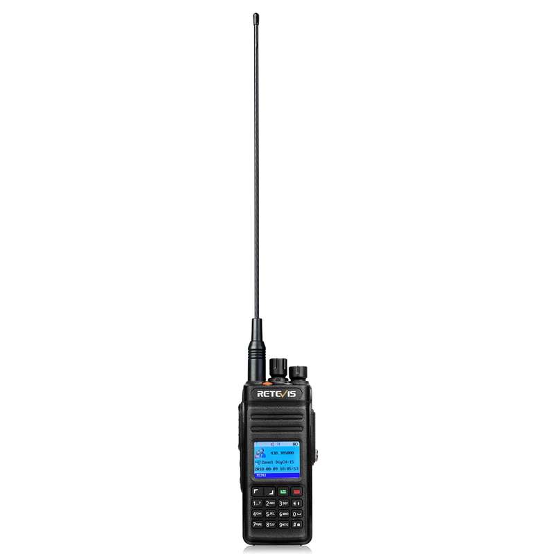 RETEVIS RT83 10W 400-470MHz 1024CHS Waterproof DMR Digital Dual Time Two Way Radio Walkie Talkie(Bla