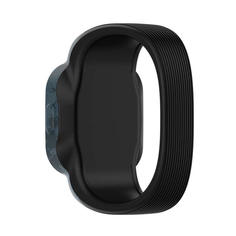 For Garmin Vivofit JR3 No Buckle Silicone Printing Watch Band, Size:S(Leopard)