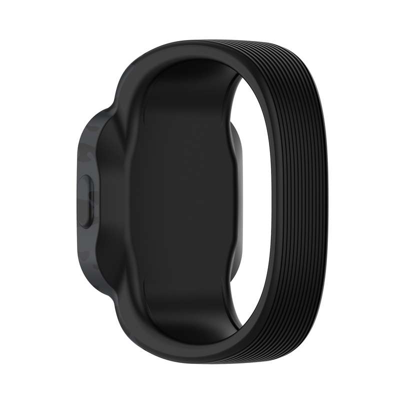 For Garmin Vivofit JR3 No Buckle Silicone Printing Watch Band, Size:S(Leopard)