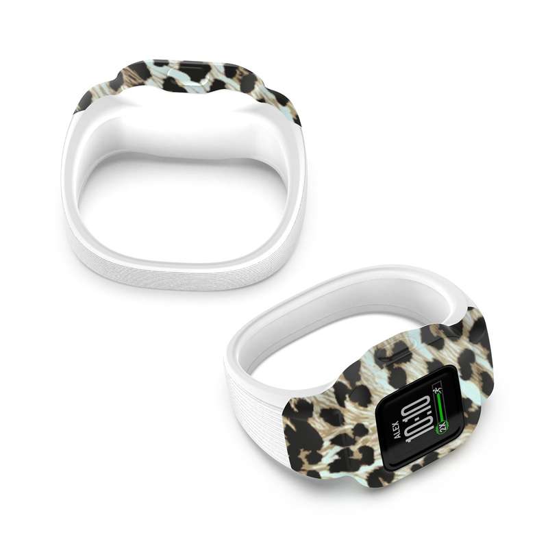 For Garmin Vivofit JR3 No Buckle Silicone Printing Watch Band, Size:S(Facial Makeup)