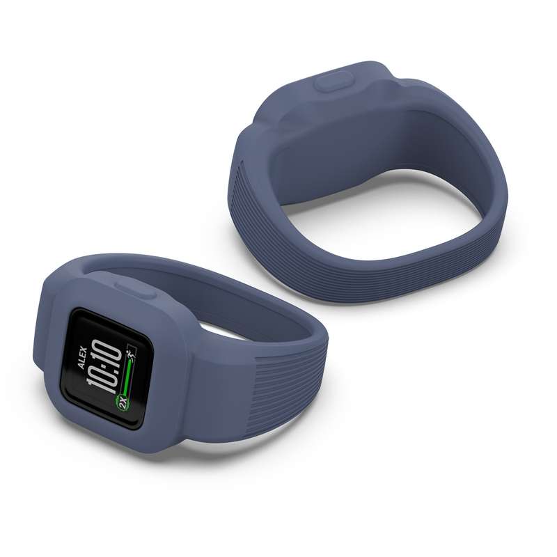 For Garmin Vivofit JR3 No Buckle Silicone Printing Watch Band, Size:L(Starry Sky)
