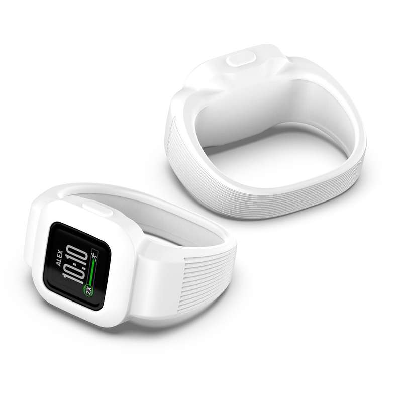 For Garmin Vivofit JR3 No Buckle Silicone Printing Watch Band, Size:L(Starry Sky)