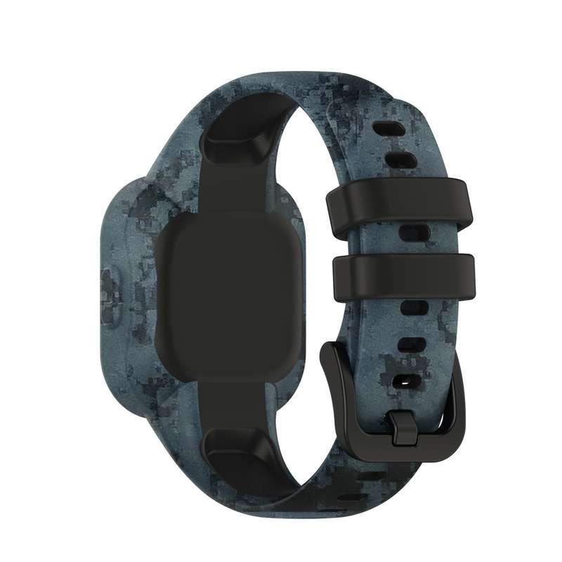 For Garmin Vivofit JR3 Silicone Printing Watch Band(Peacock)
