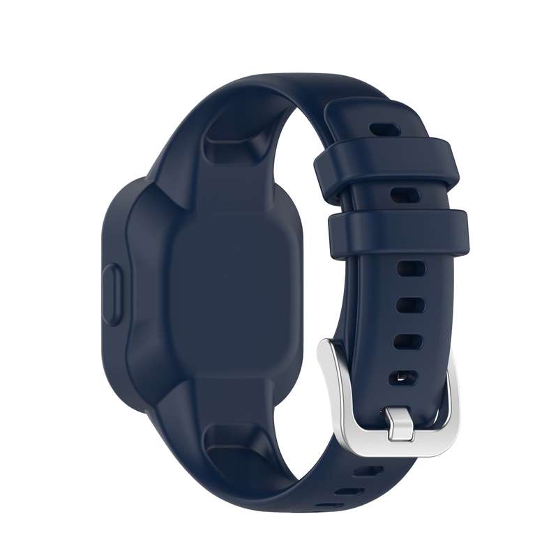 For Garmin Vivofit JR3 Silicone Pure Color Watch Band(Blue Grey)