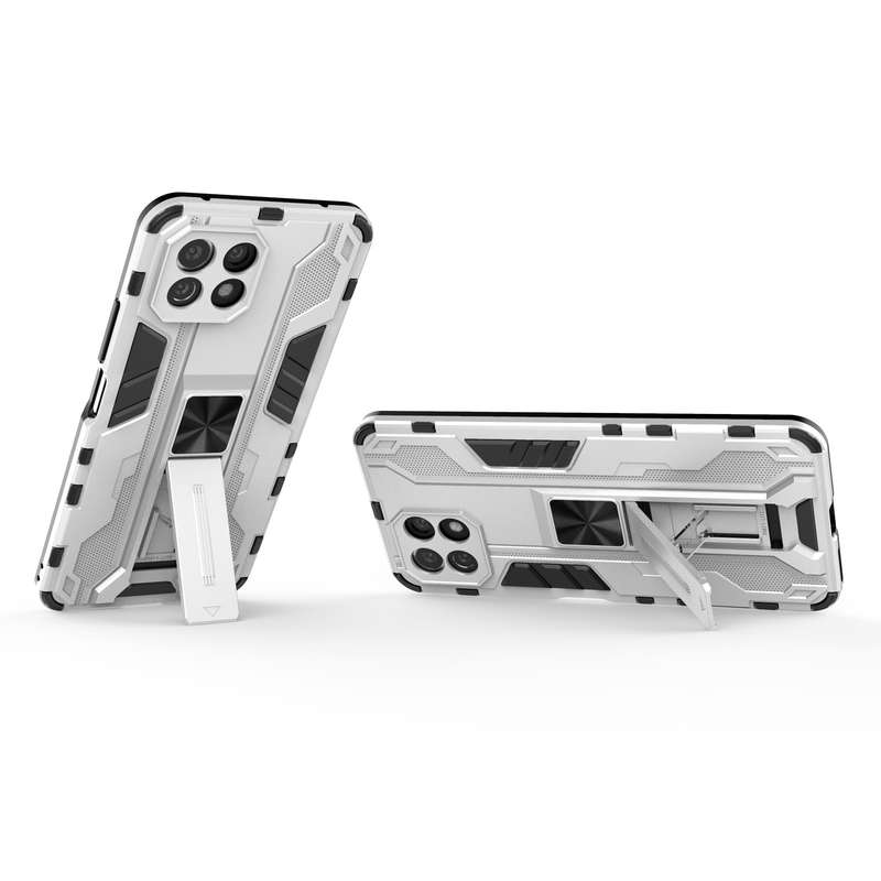 For Xiaomi Mi 11 Lite Supersonic PC + TPU Shock-proof Protective Case with Holder(Green)