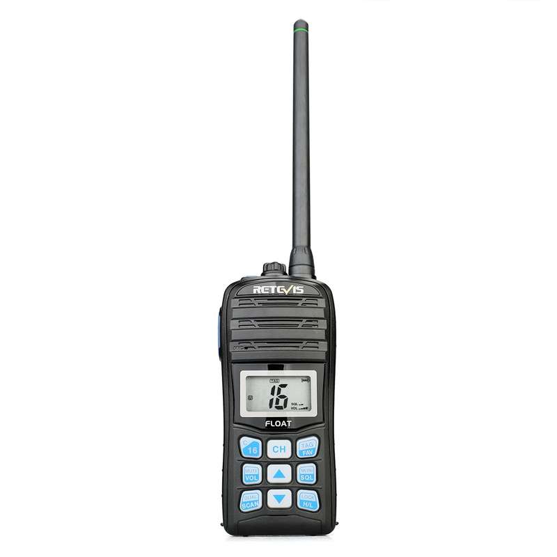 RETEVIS RT55 5W 156.000-161.450MHz+156.050-163.425MHz Waterproof Two Way Radio Handheld Walkie Talki