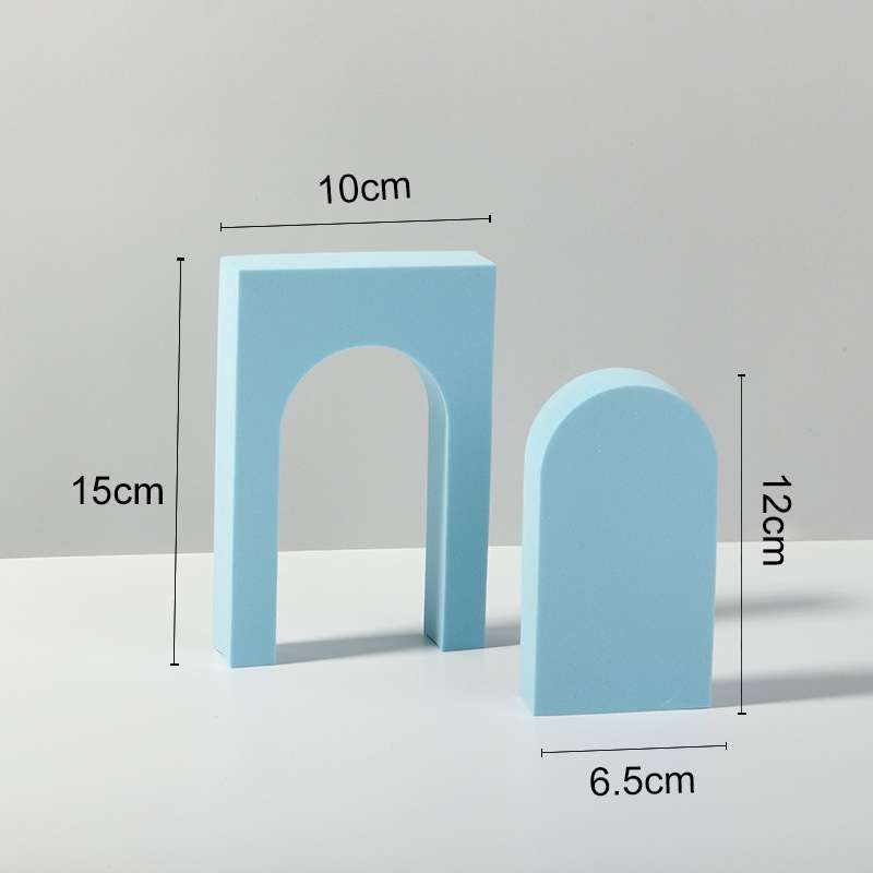 Cuboid Door Combo Kits Geometric Cube Solid Color Photography Photo Background Table Shooting Foam P