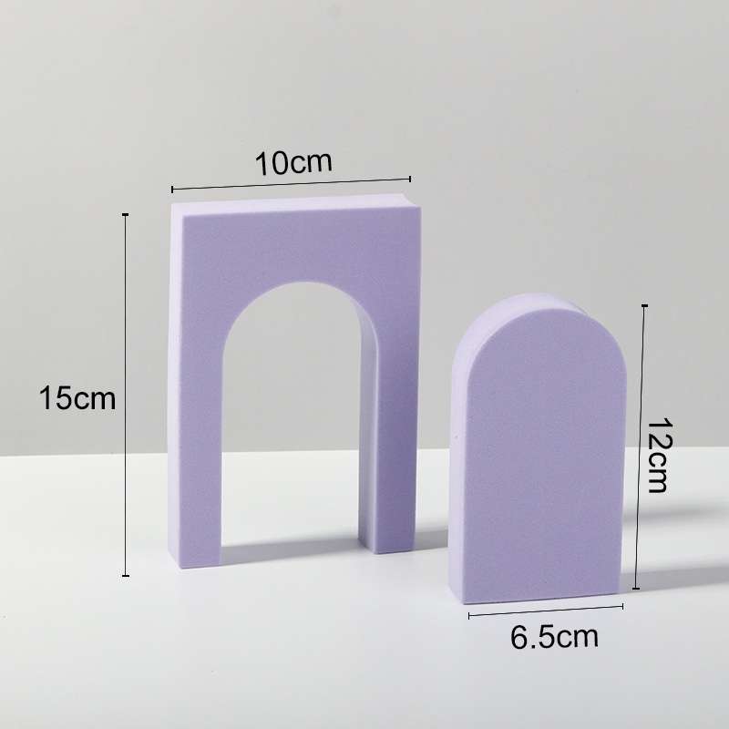 Cuboid Door Combo Kits Geometric Cube Solid Color Photography Photo Background Table Shooting Foam P