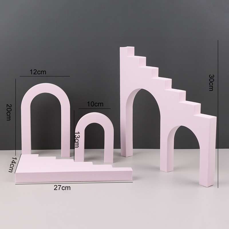 Ladder Combo Kits Geometric Cube Solid Color Photography Photo Background Table Shooting Foam Props(
