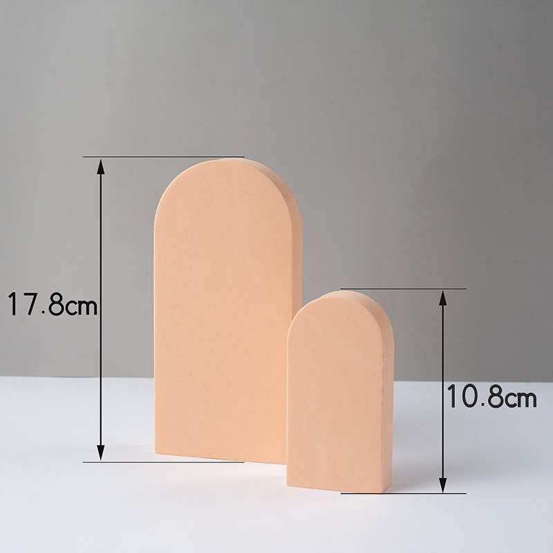 2 x Door Combo Kits Geometric Cube Solid Color Photography Photo Background Table Shooting Foam Prop