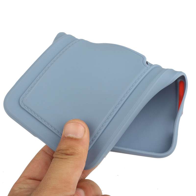 For Samsung Galaxy A32 4G Card Slot Design Shockproof TPU Protective Case(Gray)