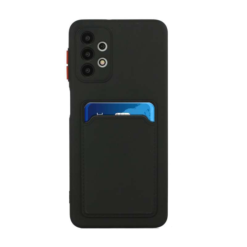 For Samsung Galaxy A72 5G / 4G Card Slot Design Shockproof TPU Protective Case(Pink)