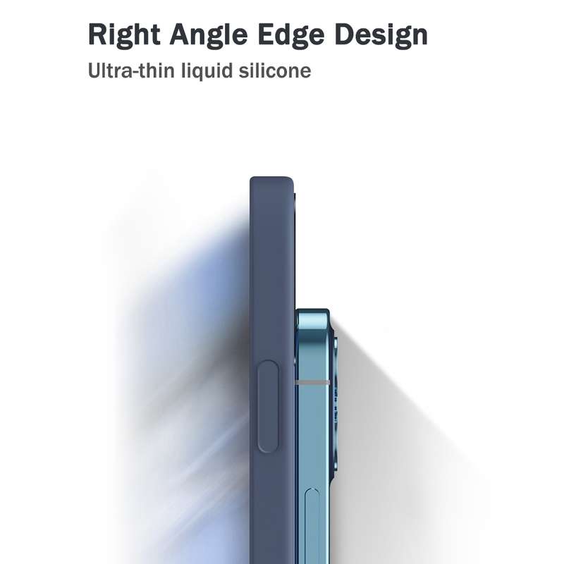 For vivo X50 Pro Solid Color Imitation Liquid Silicone Straight Edge Dropproof Full Coverage Protect