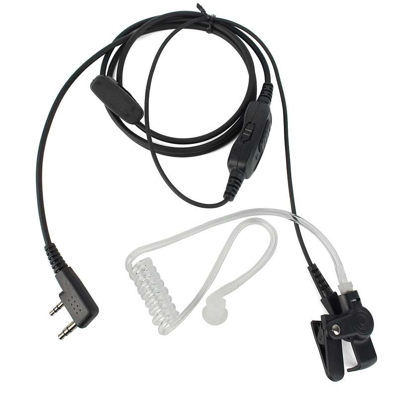 RETEVIS R-112 PTT / VOX Covert Acoustic Tube Earphone Microphone for H-777/RT-5R/RT1/RT2/RT5